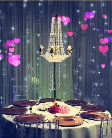 Support de fleurs candélabres, centres de table de mariage pour décoration de Table de mariage, vente en gros