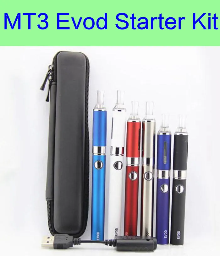 MT3 EVOD ZIPPER KIT EGO Starter Kits Single Kits E Sigaret Starter Kits Evod Batterij MT3 Vaporizer