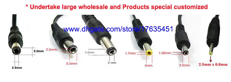 AC DC 12 в 2.5 A адаптер питания зарядное устройство питания 5.5 мм x 2.5 мм США / ЕС / Великобритания Fedex Бесплатная доставка