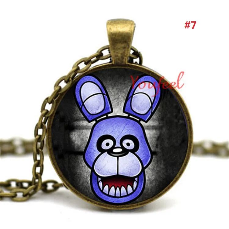 Five Nights at Freddy’s FNAF badge pins Freddy Alloy necklace pendant Gifts