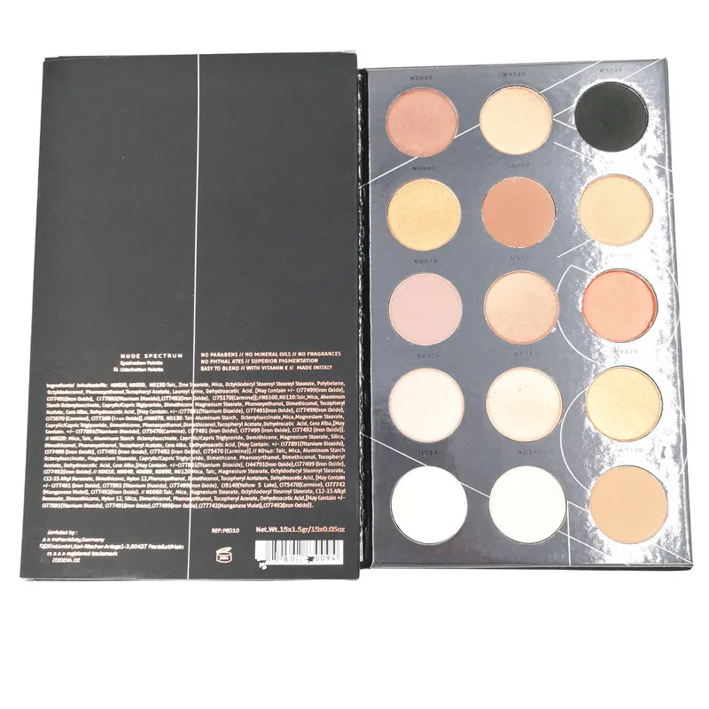 Zoev Eyeshadow Palette naken spektrum cool och naken två färger gåva3555126