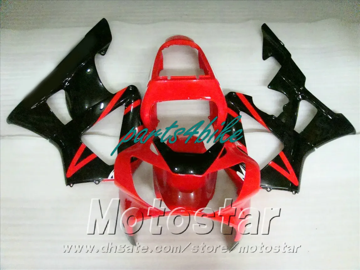 New!Fit for HONDA CBR900RR fairing kit CBR929 2000 2001 bodykits CBR 900 RR 00 01 black red fairings HB81