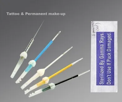 3prong Round needles for permanent Makeup buckle fit on Dragon Tattoo machine3389910