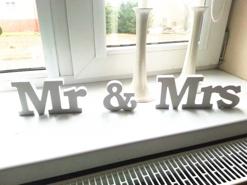 Свадебный знак Фотография реквизит свадебные украшения Персонализированные г-н миссис ПВХ постоянные бляшки знаки Поставки