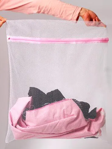 Sac de lavage de soutien-gorge pour machine à laver, 4 pièces sacs à linge  à fermeture