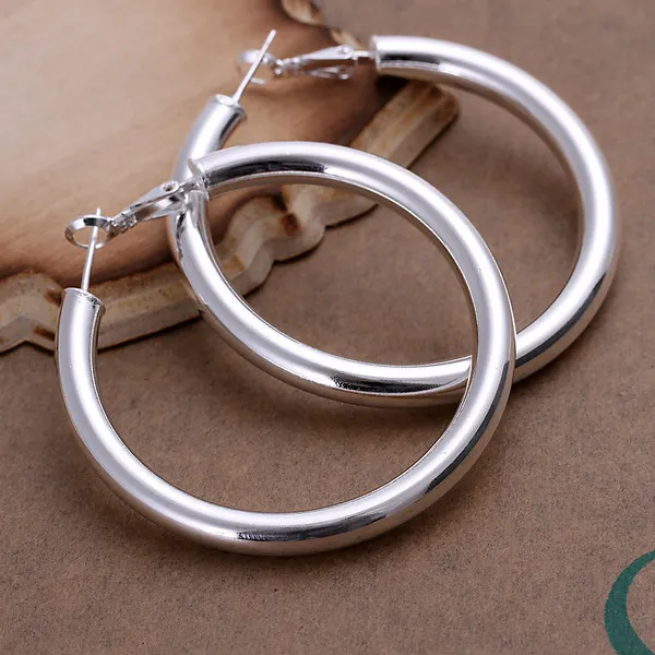 Helt ny sterling silverpläterad 5mm soramimi ring dfmse149, kvinnors 925 silver dangle ljuskrona örhängen 10 par mycket