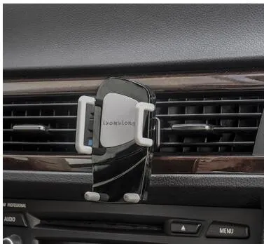 Car Phone Bracket Luftkonditionering Utloppsfäste Universal Up och Down Folder Multi-Function Mobiltelefon Bracket Patent