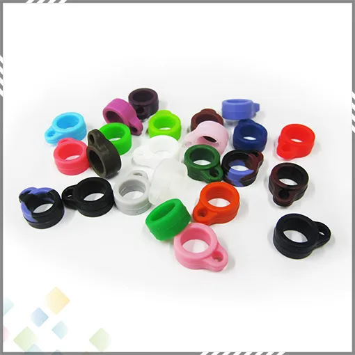 12mm diameter Silicone Necklace Ring Smoking Accessories Silicon Ring 510 lanyard silicone ring with various colors