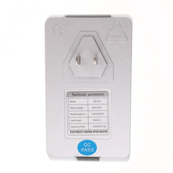 UK EU AU US Plug New Power Saver Elettricità Scatola di risparmio energetico Risparmio energetico Spine US / UK / EU 90V-250V 18KW 25KW Logo di supporto personalizzato