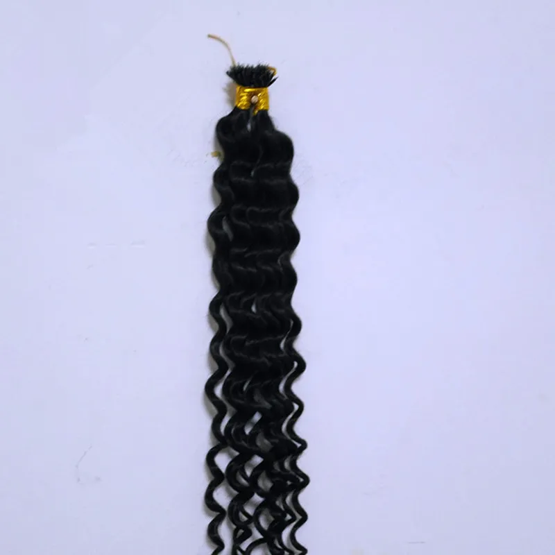 elibess grade 8a no chemical deep wave virgin hair natural color nano ring hair extension for women 1g s100s lot free dhl