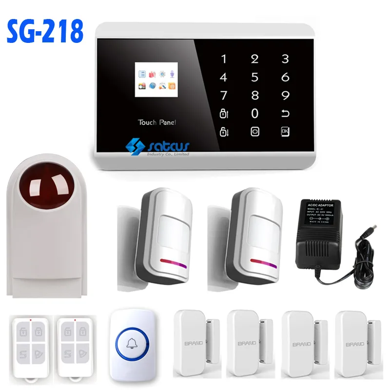 Intelligent APP Control TFT Color Display Alarm System | Wireless Home ...