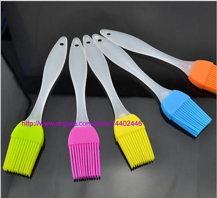 500 stks Basting Brush Siliconen Bakken Bakvormen 230 graden Celsius Brood Cook Pastry Oil Cream Tools BBQ Tool