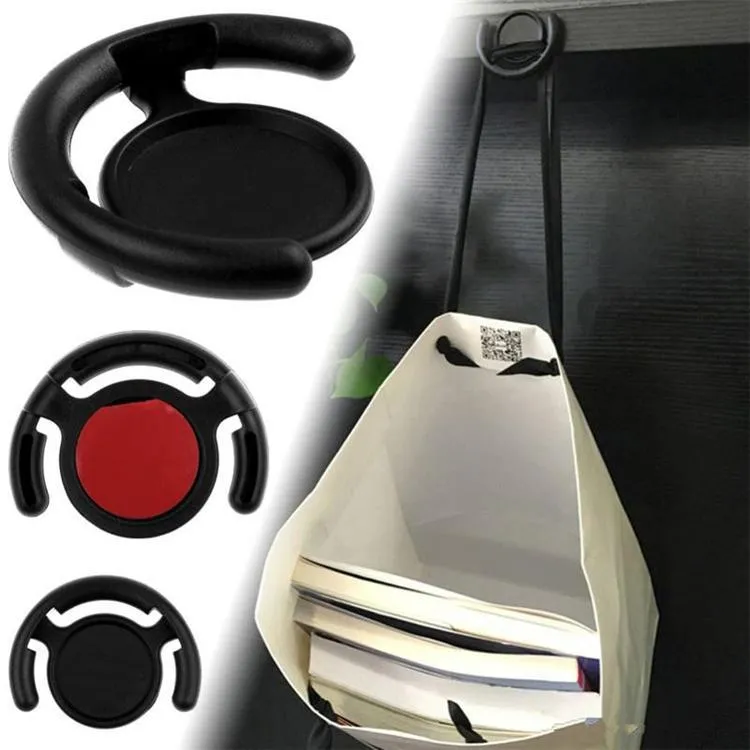 Multifunktion Telefonhållare Monut Clip Car Wall Office Home Hook för iPhone Samsung Cellphone Tabletter med Retail Bag Black White