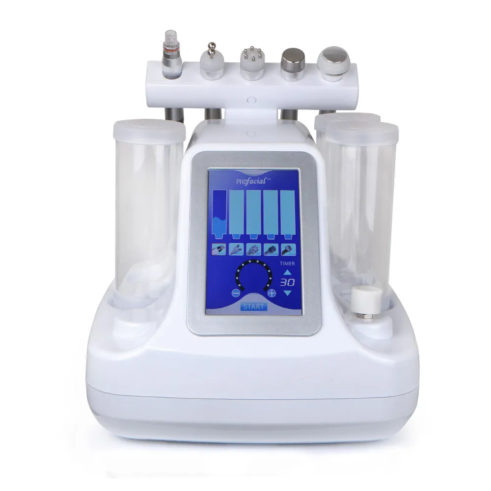 5 i 1 dermabrasion RF Bio-Lifting Spa Facial Machine / Hydro Microdermabrasion Face Spa Machine / Water Dermabrasion