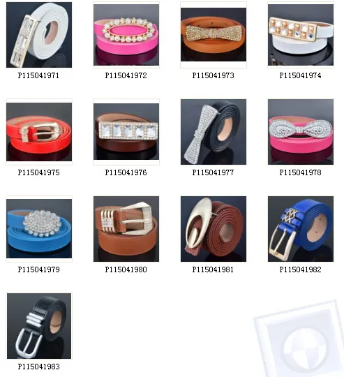 2015 couleur bonbon solide dames PU cuir mince ceintures maigres ceinture ceinture ceintures de mode design mixte couleur 28 styles # 3844