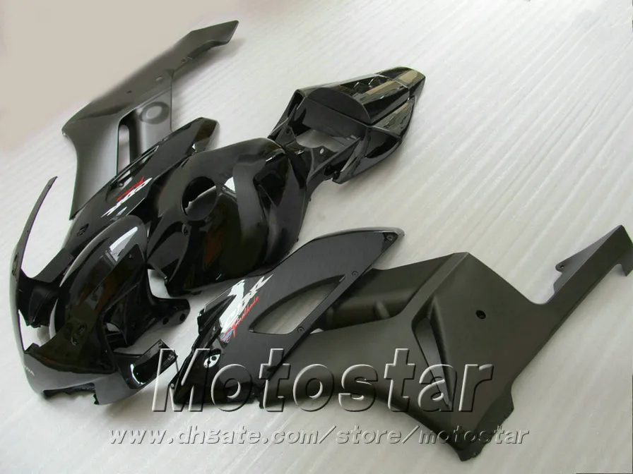 혼다 인젝션 몰드 페어링 용 ABS 풀 페어링 키트 CBR 1000RR 2004 2005 all black motobike set CBR1000RR 04 05 KA87