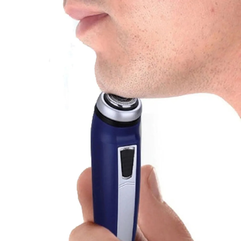 Taşınabilir açık mini tek kafa tıraş makinesi erkek elektrikli tıraş bıçağı manuel tıraş makinesi erkekler için