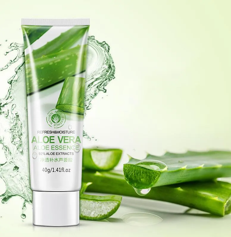 BioAqua varumärke aloe vera gel växt extrakt naturlig essens ansiktsbehandling hudvård ansikte grädde fuktkräm