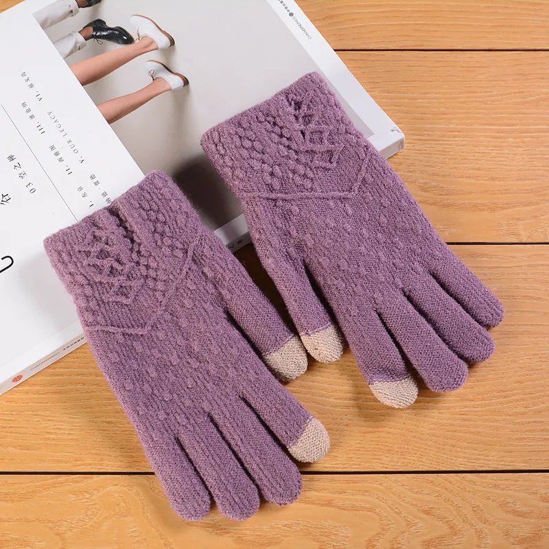 7 Farben Mode Winter Touchscreen Smart Handschuhe für Frauen oder Männer warme Strickhandschuhe Smart für Telefone Fäustlinge Smart Outdoor Handschuhe