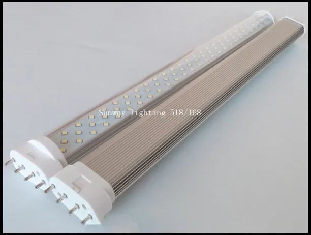 2G11 LED 10W 12W 15W 18W 22W LED أنابيب مزدوجة الجانبين SMD2835 أضواء LED الفلورسنت AC 85-265V UL DLC