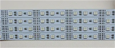 5050 LED Bar Light White Warm White RGB 72LEDs 60 LEDs SMD Cabinet LED Rigid Strip DC 12V LED Hard Strip Free shipping