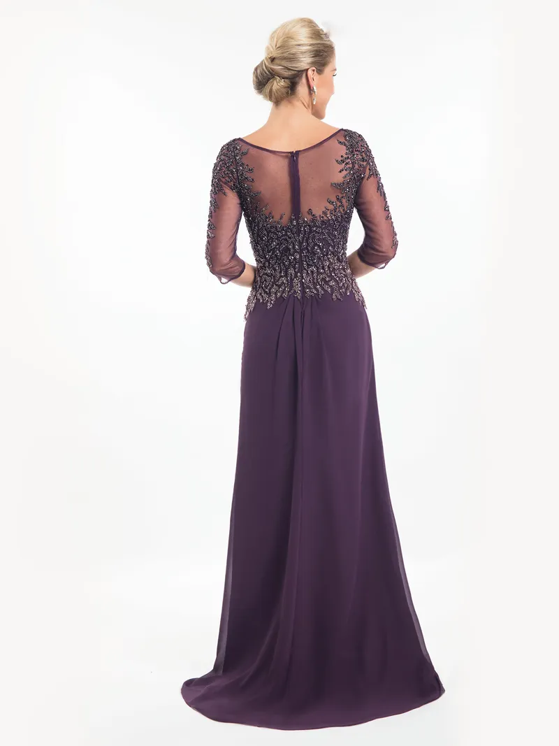 plum mother of the bride dresses