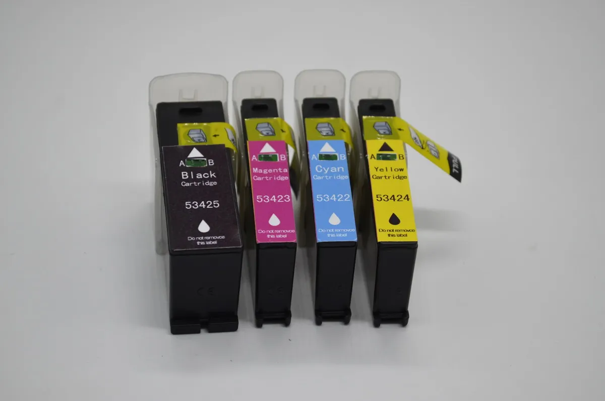 Novo cartucho de tinta compatível para impressora de etiquetas a cores Primera LX900, 4 peças / Lote