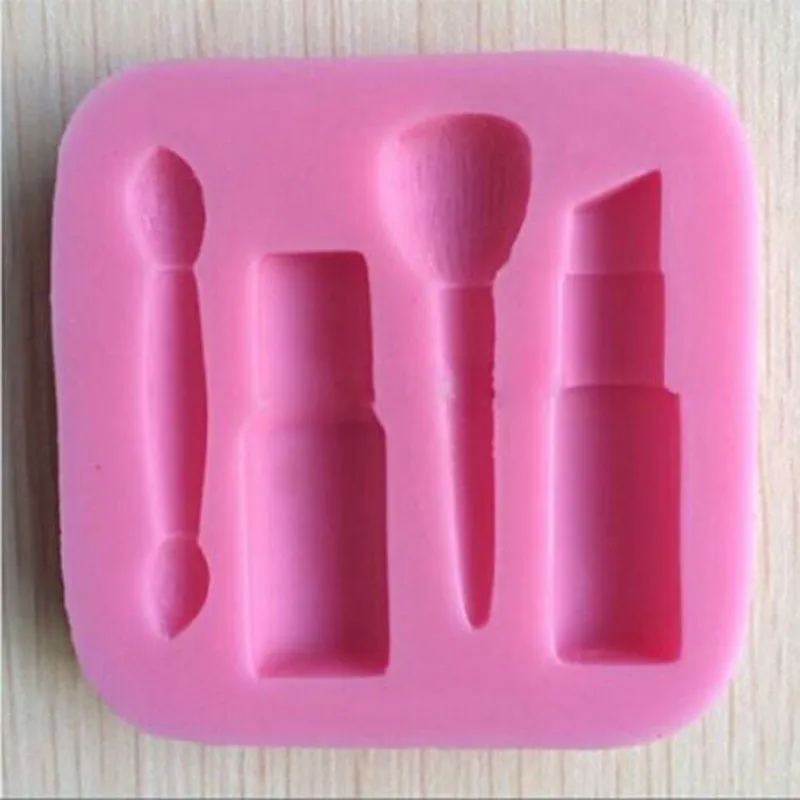 New Arrival Silicone Mold Woman Makeup Cosmetic Lipstick Baking Fondant