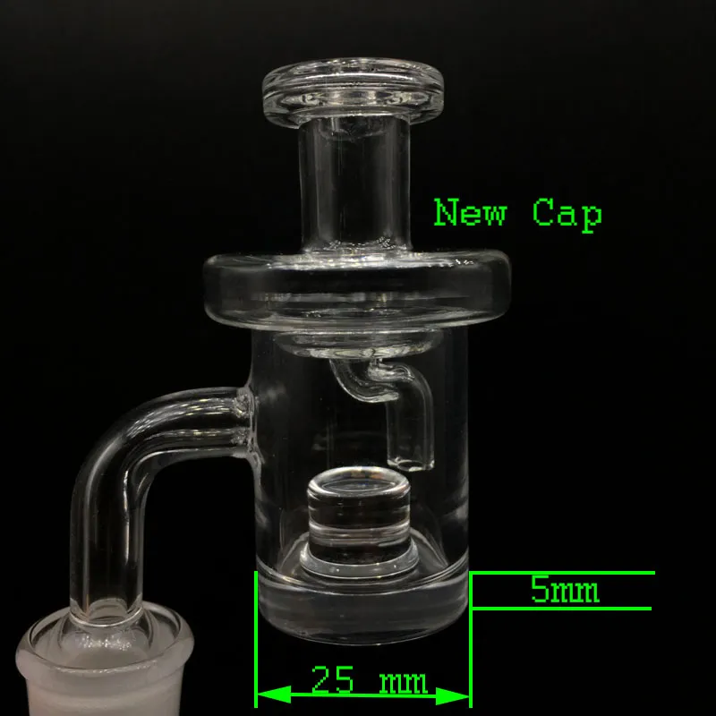 Real Limited Isqueiro 5mm Bottom Xl Core Reactor Quartz Banger avec capuchons en verre Carb 10mm 14mm 18mm Clous thermiques pour Bongs Oil Rigs