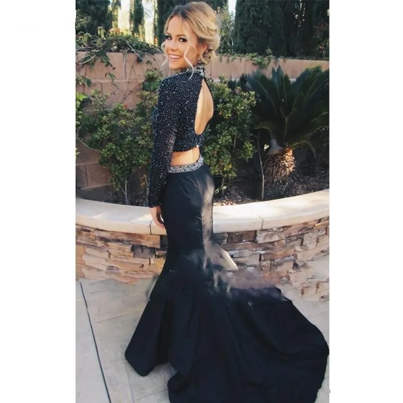 chinese dress ladies Two Piece Long Formal Fitted Prom Dress by LaDivine S493 – The Dress Outlet main image 0