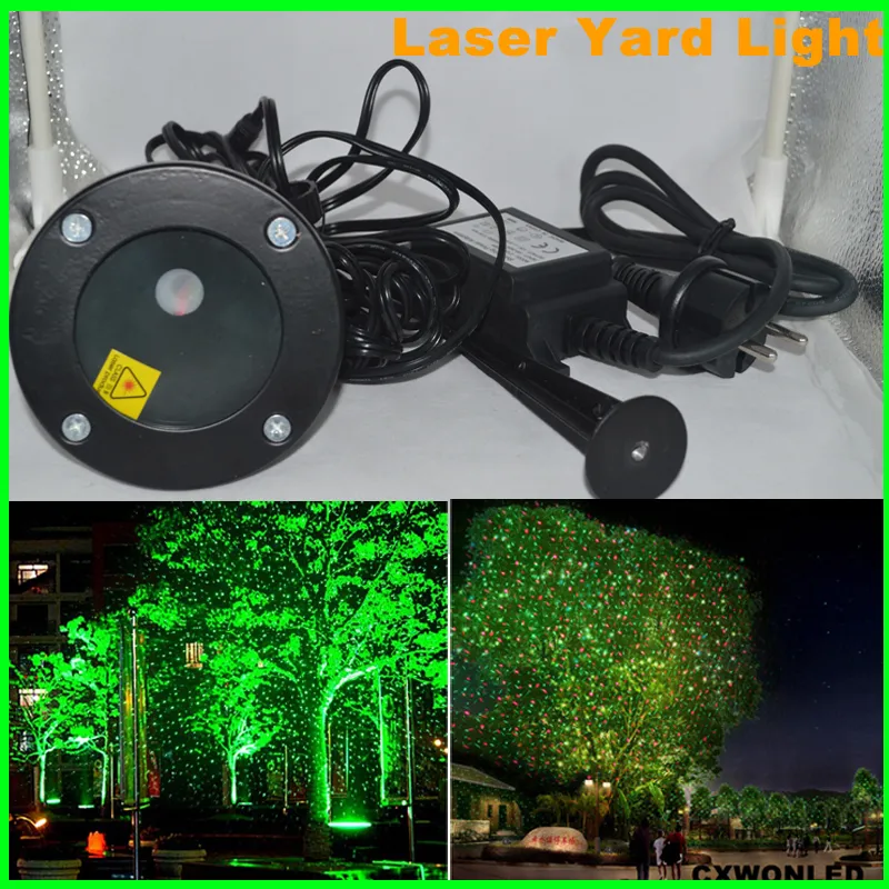 Twee kleuren Nieuwste Waterdichte Huis Tuin Yard Outdoor Landschap Decoratieve Laserlicht voor Stage, Disco, Club, Bruiloft Licht