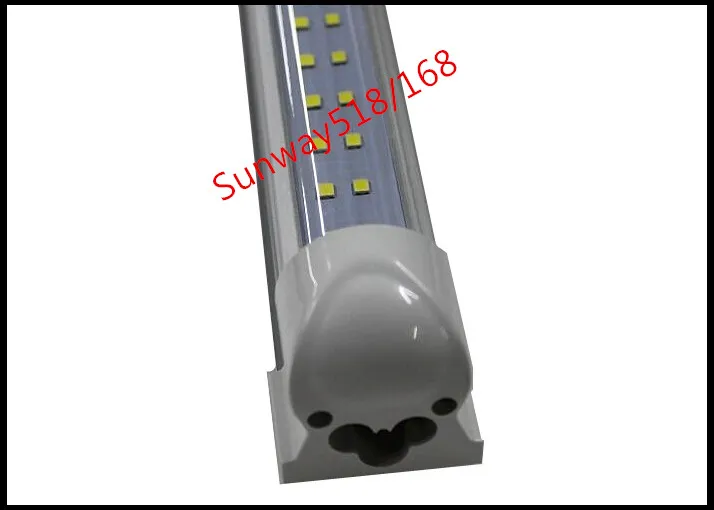 8FT LED Shop Light 72W LED Tube T8 8FT FA8 G13 R17D Integrado Lados Duplos SMD2835 LED Tubos de Luz AC100-305V