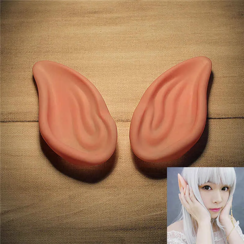 Party Skin Packing Halloween Elf Ears Cosplay kostuums Demon Ear Hobbit Genie Fake Ears Party Maskerade Decoraties Grappige schattige Fashional Make -up