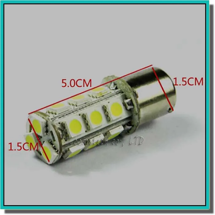 Alta qualità 5050 12VDC 1156 1157 BA15S luci posteriori a led per auto Luci di retromarcia Indicatori di direzione posteriori (spedizione gratuita 10 pz / lotto)