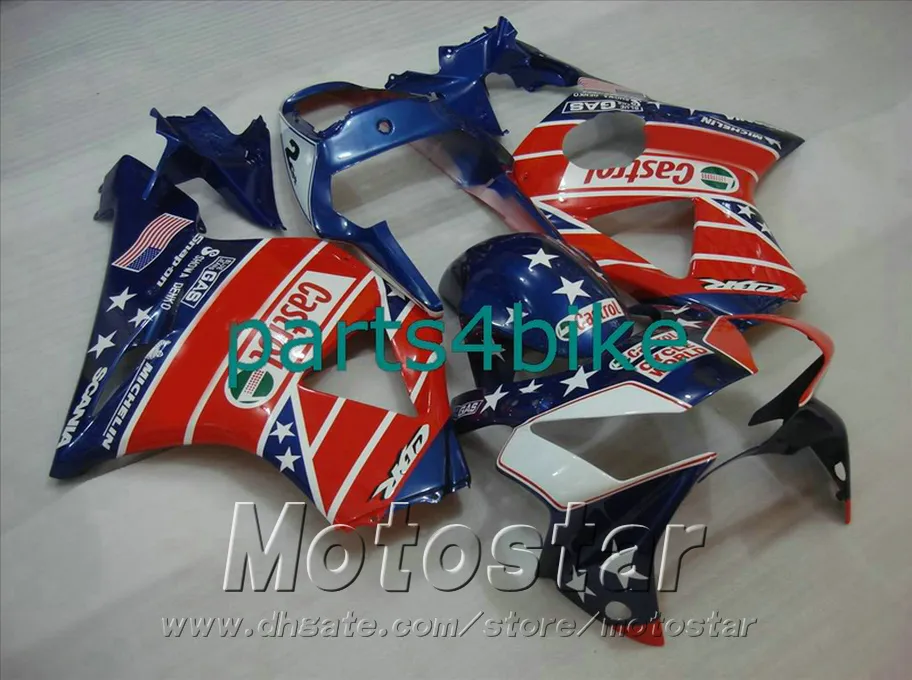 Kit de carenagem de moldagem por injeção para Honda CBR900 RR 954 02 03 CBR 954RR carroceria CBR900RR 2002 2003 conjunto de carenagens vermelho azul HS8