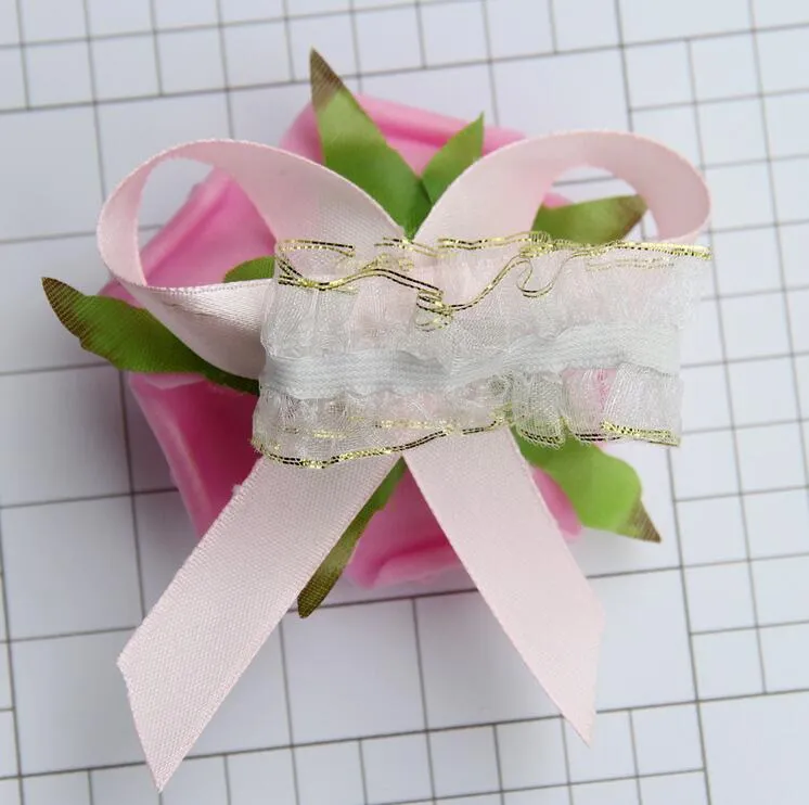 8 см запястья цветочная розовая шелковая лента невеста Корсаж ручной декоративный браслет браслет для подружки невесты