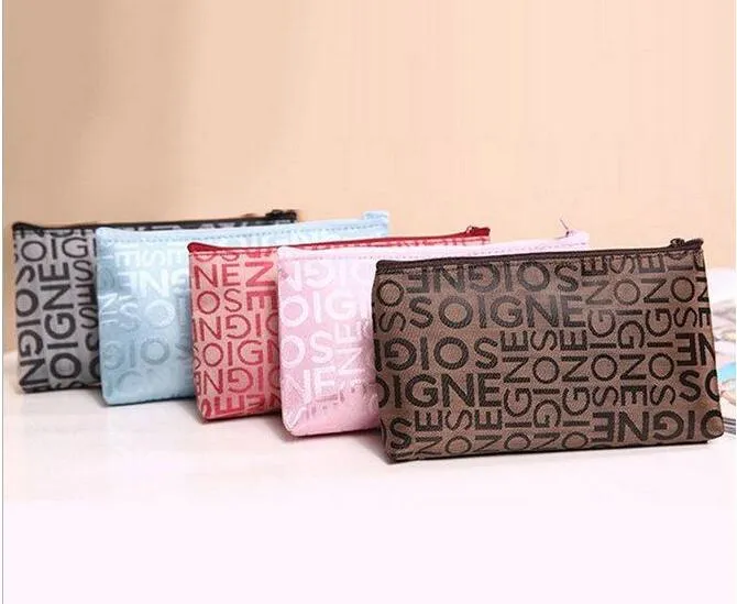 Women's fashion cosmetic bag designer letter storage bag travel waterproof wash bags