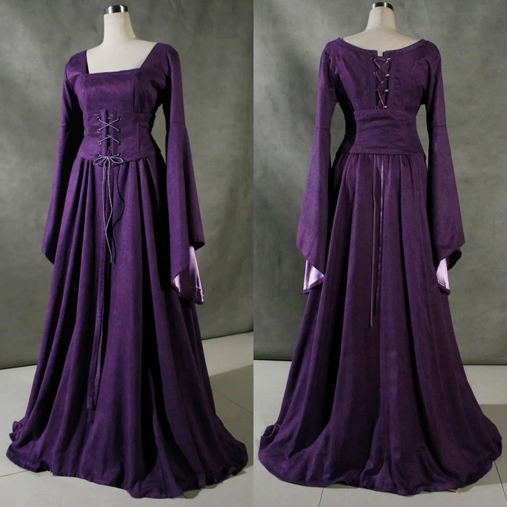 Vintage Victorian Wedding Dresses Long Sleeves 2015 Real Photos Square ...