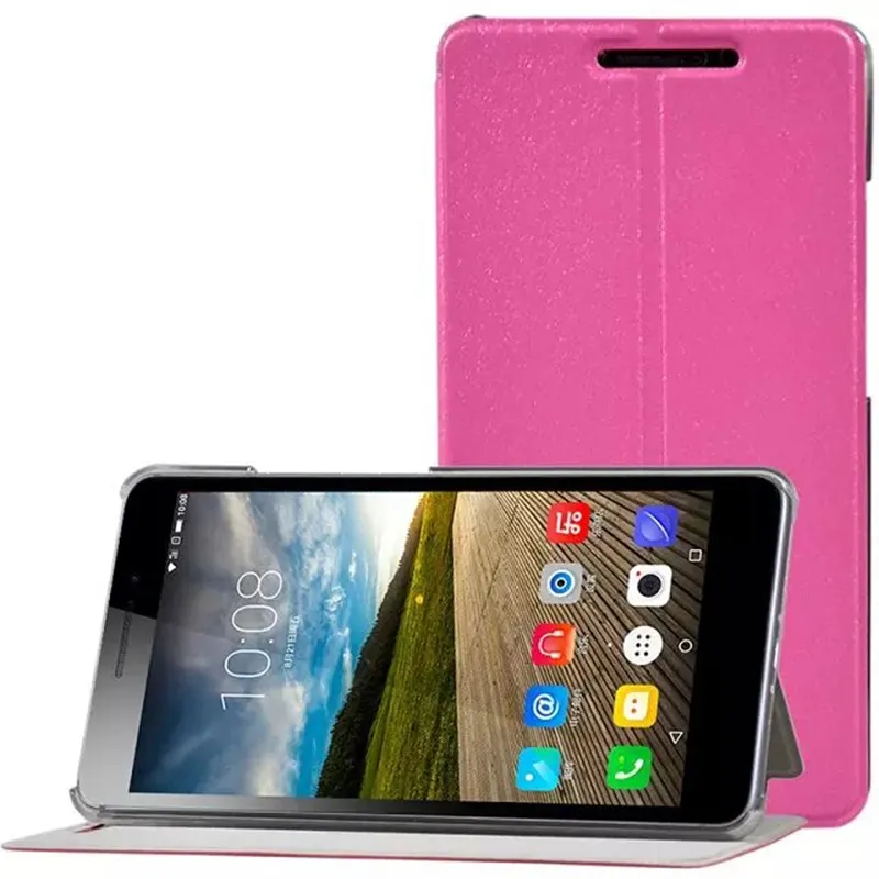 housse de luxe pour Lenovo PHAB Plus PB1770N tablette 68 pouces 2015 étui en cuir PU avec support protecteur d'écran film de protection 1528864