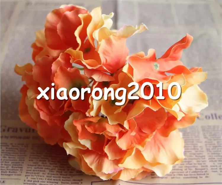 HOT Silk Hydrangea Flower Dia. 16cm/6.3" Artificial Flowers Hydrangeas for DIY Bridal Bouquet Wrist Corsage Wedding Centerpiece