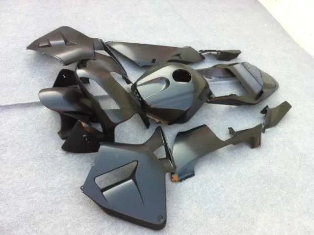 Kit de rebarba para HONDA CBR600RR 03 04 CBR 600RR CBR 600 RR F5 2003 2004 preto fosco Carenagens + 7 compartimentos !! HW79