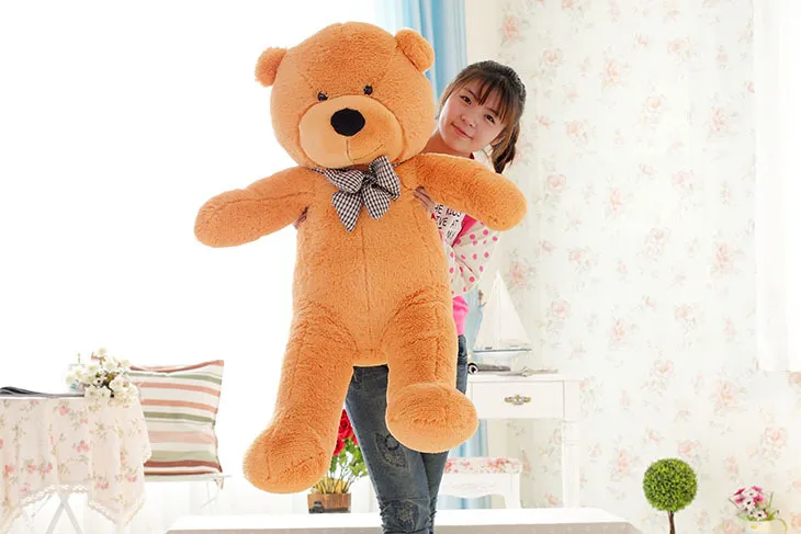 6.3 Feet Teddy Bear Fylld Ljusbrun Giant Jumbo 72 