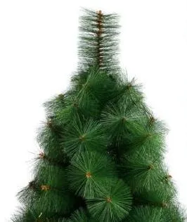 Arbres de Noël artificiels 60 cm / 23,6 pouces simulation petit arbre à aiguilles de pin décorations d'arbre à aiguilles de pin champ couronne de Noël CT003P