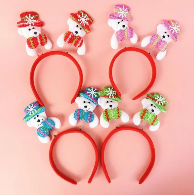 Christmas head hoop clasp hair band head band Christmas crafts head hoop party decoration CH01004