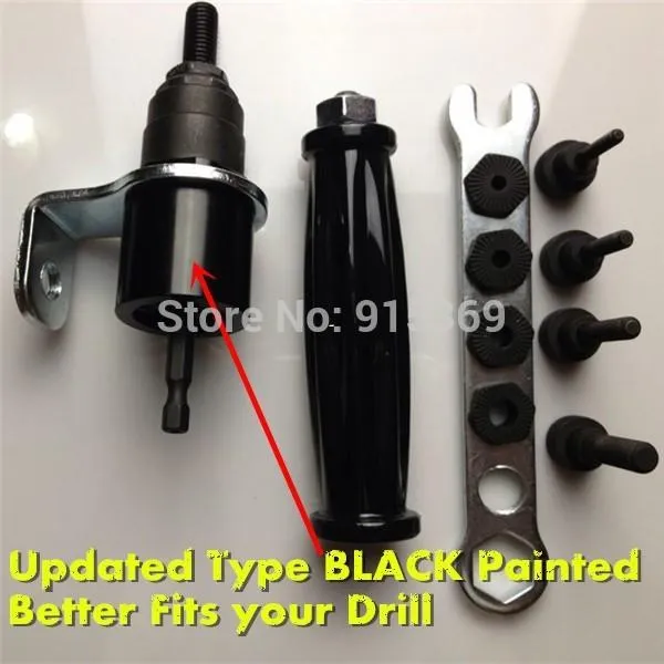 M4 M10 Electric Rivet Nut Gun Steel And Alu Battery Riveter Adapter ...