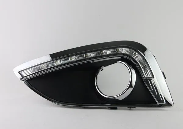 Super Jasny Biały LED Daylight Lights Lights Car Mgła DRL LED Dnia Dzień Światła Dnia Dla Hyundai IX35 2010-2013