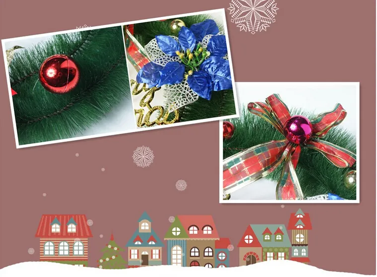 45cmの直径ショー製品の装飾的なクリスマスの花輪のクリスマスの装飾無料送料無料送料無料CG01