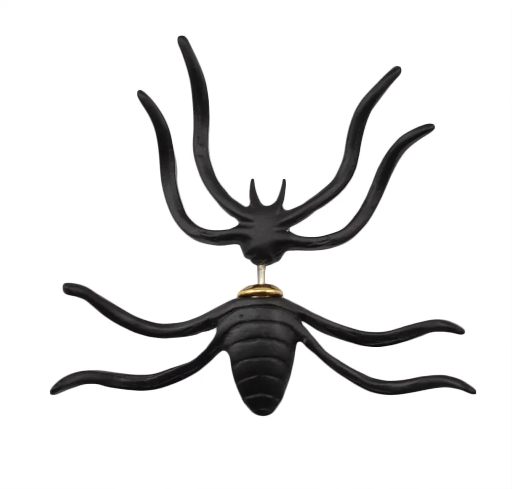 New Fashion European Style Black Spider Ohrringe für Frauen