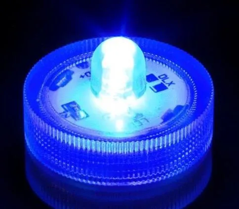 شمعة غاطسة تحت الماء LED LED TEALIGHTS شموع إلكترونية مقاومة للماء أضواء الزفاف حفل عيد ميلاد حفل زخرف 7 ألوان