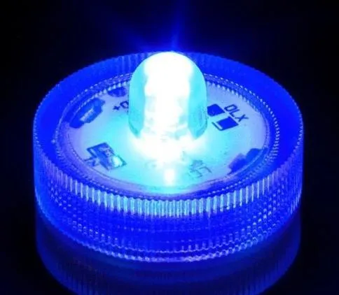 水中キャンドル水中フレームレス LED ティーライト防水電子キャンドルライト結婚式誕生日パーティークリスマス装飾 7 色